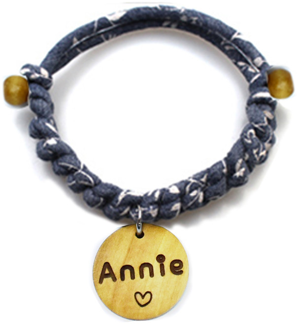 펫츠룩 나무인식표 핸드메이드목걸이, 21.말랑워머네이비(나무팬던트), 1개