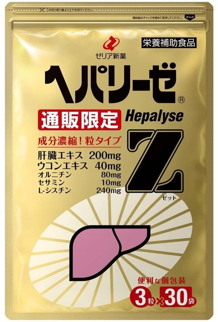 일본 간영양제 헤파리제 Z 제리아신약 30포 90정 3개, 4개 - 쿠팡