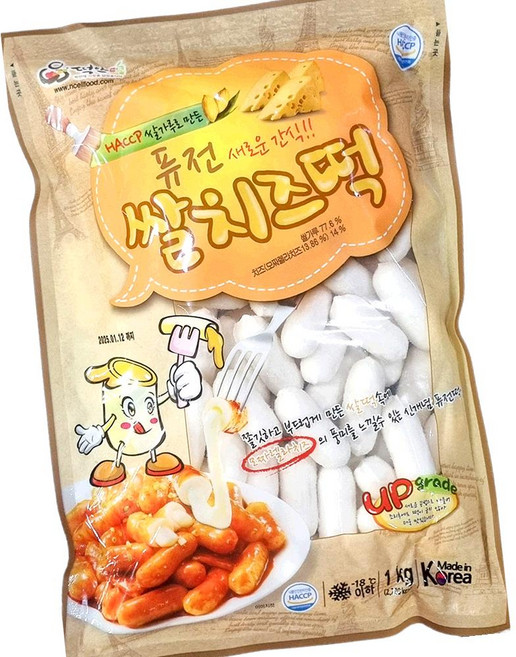 떡안애 퓨전 치즈떡 1k 5개 퓨전떡, 1kg