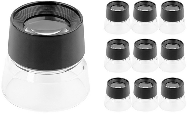 [메잌미] 10X 루페 (원형/10배율), 10개