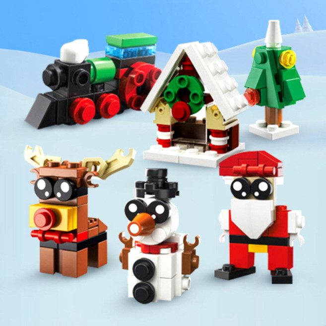 크리스마스 블럭 6종 세트, 1개