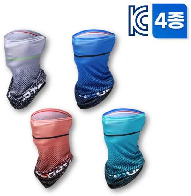 플레르영 자외선 차단 멀티 스카프 스포츠 쿨 마스크 4p