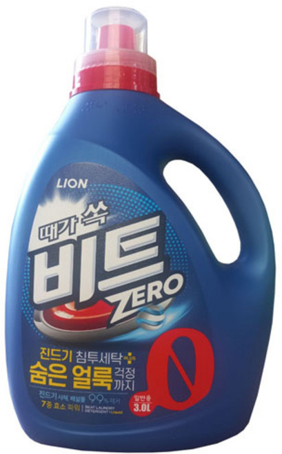 비트제로 3L 액체세제 일반용 세탁세제 본품 진드기세탁세제
