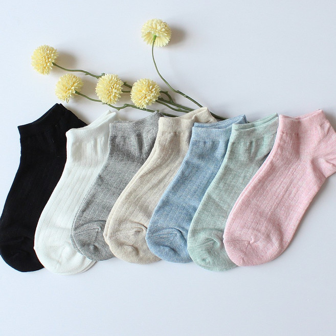 주니어발목양말 초등학생 여성 골지 면 국내산 7켤레 세트