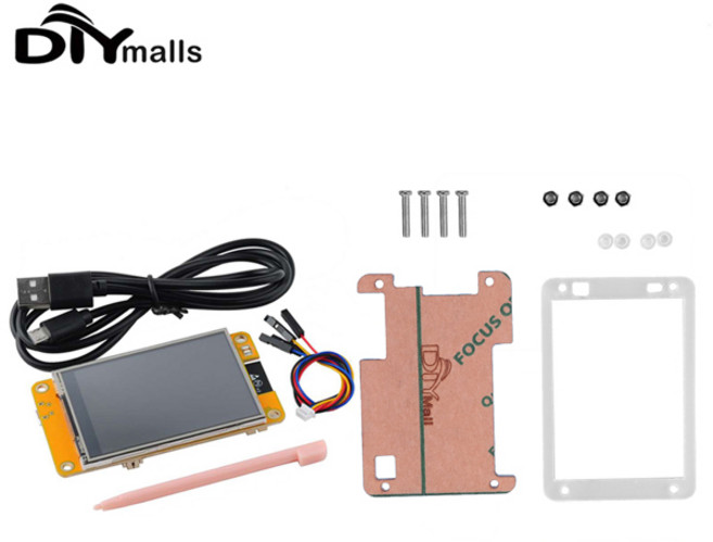 2.8 ESP32-2432S028R ESP32 디스플레이 ILI9341 저항막 터치스크린 TFT LCD 모듈 ESP-WROOM-32 개발 보드 아크릴 케이스, [03] 1 display 1case