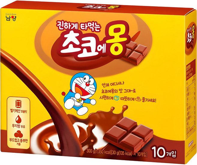초코에몽 진하게 타먹는 핫초코분말, 30g, 10개입, 1개