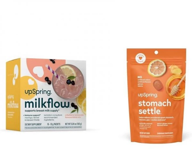 업스프링 위정착 드롭 허니 플레이버 28 Ct+밀크플로우 모유 음료 믹스 모링가 & 블레스 시슬 페누그릭 없음 | 엘더베리 레모네이드 맛 16가지, 업스프링 위정착 드롭 허니 플레이버 28 Ct+밀크플로, 160g, 1개 - 쿠팡