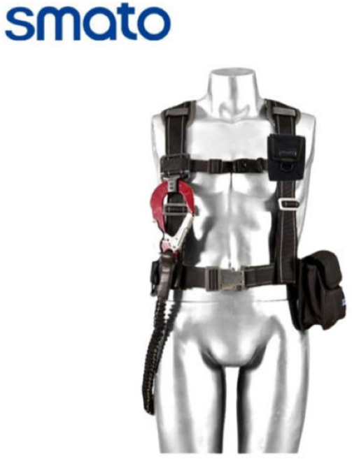 안전벨트 안전그네 상체식 전체식 허리그네 고급형 건설 현장 작업용 추락방지 보호구 3종 세트 스마토, 1개