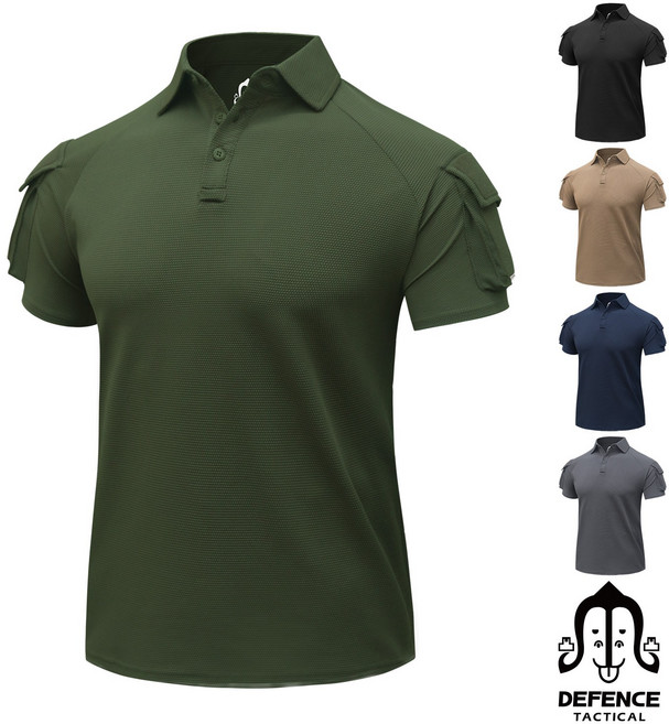 이택준 디펜스택티컬 폴로 컴뱃 반팔 티셔츠 아웃도어 전술 작업복 택티컬 경호 군인 특수부대 넥카라 밀리터리