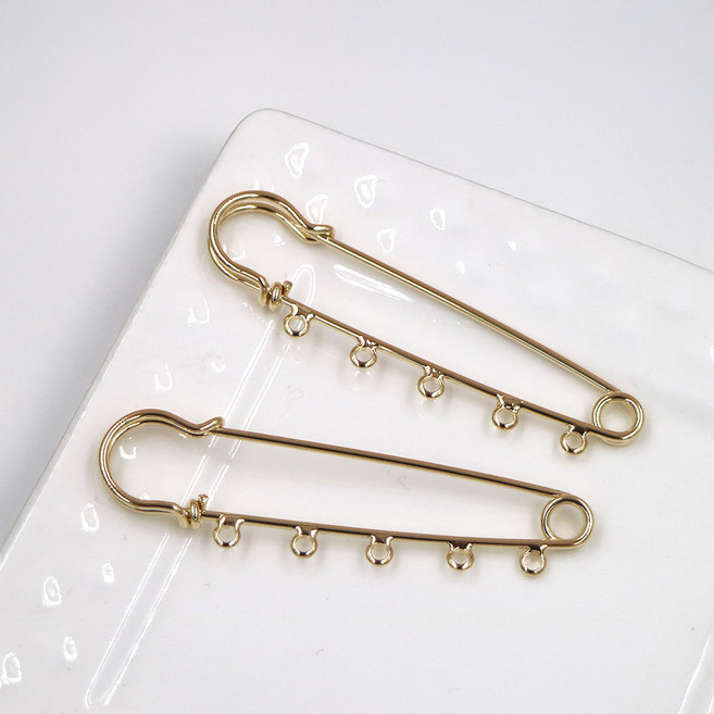 7cm 옷핀 브로치 - 5구 (5개) / 가방키링 브로치 재료