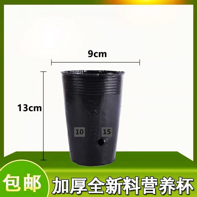 모종 컵 포트 화분 블루베리 일회용 묘목 비닐, 5. 10x15(100개)