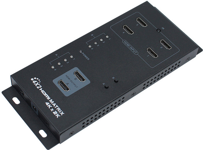 NEXI HDMI 4 in 2 매트릭스 스위치 4K 30Hz, 1개