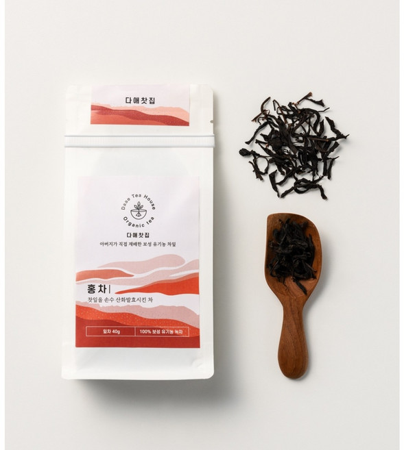다애찻집 홍차40g 보성유기농홍차 부드러운홍차, 잎차(40g), 40g, 1세트, 1개입