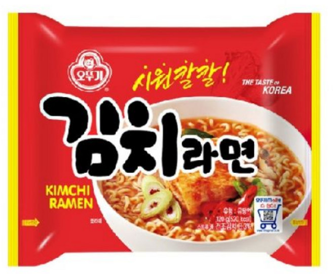 오뚜기 김치라면 5입 총4, 4개