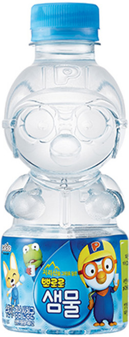 팔도 뽀로로 샘물 무라벨, 260ml, 20개