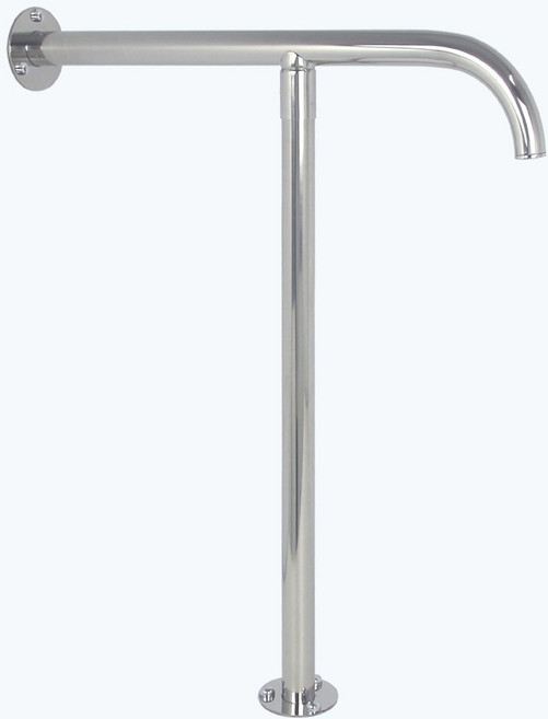 스텐레스 T자 양변기 장애인 손잡이 노약자 안전바 안전손잡이 보조손잡이, T자 손잡이, 1개