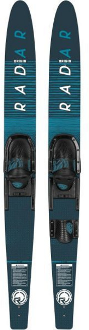 Radar 레이더 수상 스키 오리진 콤보와 Adj Horshee 바인딩 블랙전함 블루, 59"