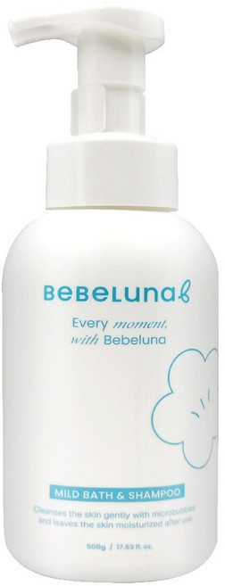 베베루나 마일드 바스앤 샴푸, 1개, 500g