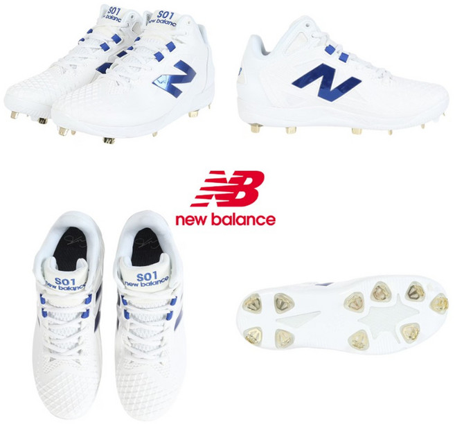 뉴발란스 야구화 퓨어셀 오타니 1 금속 징 스파이크 쿠션 경량 운동화 MSHOWB12E