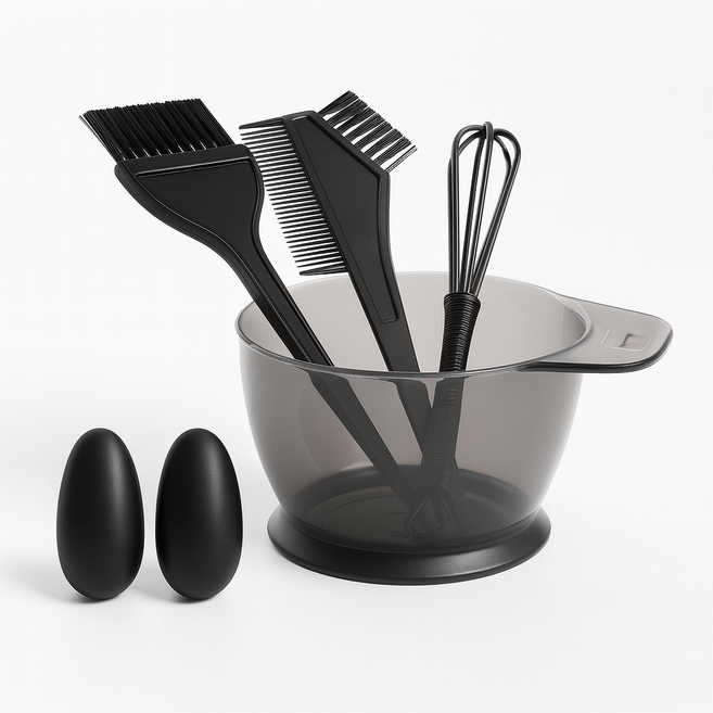 헤어베스트 염색 도구 5종 세트, 1개