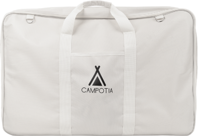 캠포티아 엘지 룸앤티비 삼성 M5 M7 수납 케이스 다용도 TV 모니터 가방, 아이보리, 1개