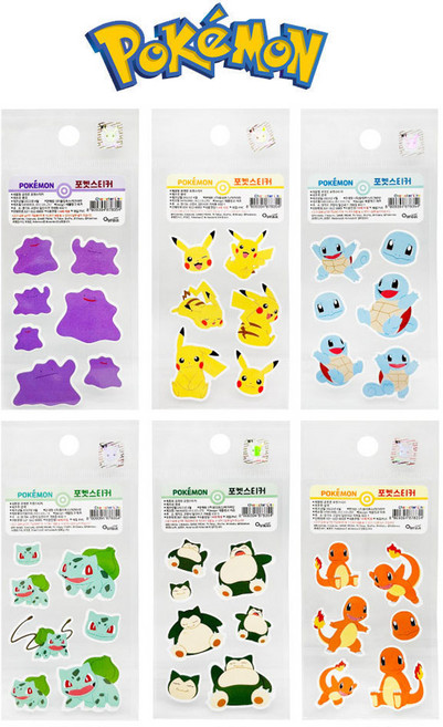 포켓몬 스티커 포켓몬스터스티커 피카츄스티커, 포켓몬스티커(피카츄)