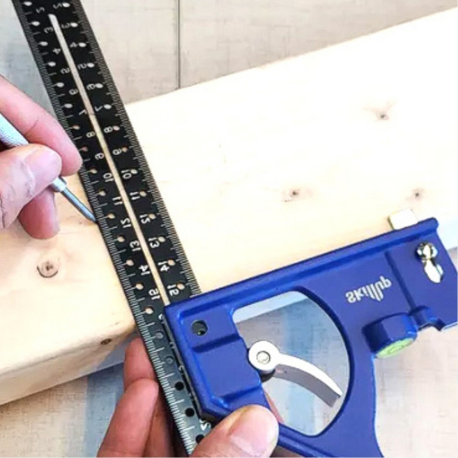 초간편 콤비네이션 스퀘어 300mm 간편잠금 목공자 공업용 업소용 고내구성 목공