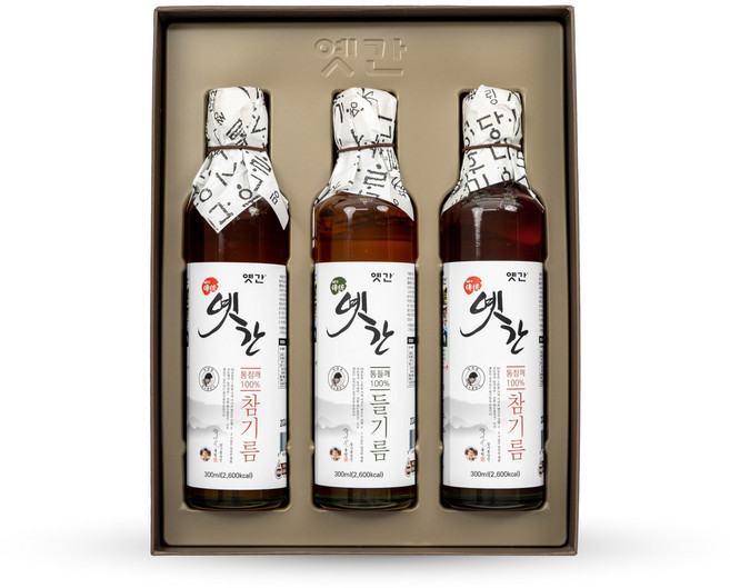 옛간 5호 (참기름 300ml x2 들기름 x1), 1개