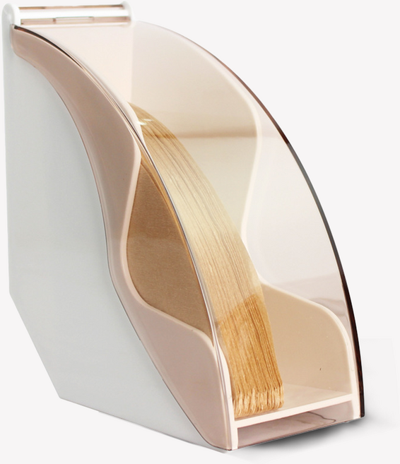 난리시스터즈 커피필터 커피 여과지 보관함, 1개, 흰색