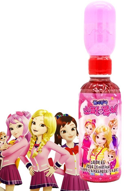 에이플러스 비타민 음료 소피 루피 포도맛 220mlX1 입 pet 헤어악세사리, 1개, 220ml