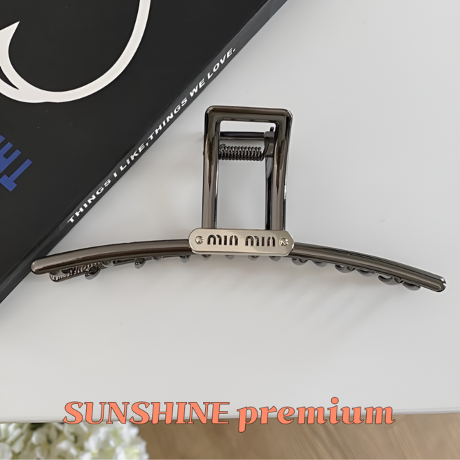 SUNSHINE 프리미엄 고급 올림머리 헤어 집게핀 대형 집게핀 13cm