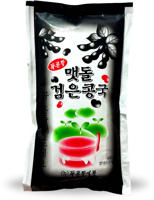 진하고 고소한 서리태 검은콩 콩물 콩국수 콩국물 검은콩국 무가당 두유 업소용, 430g, 10개