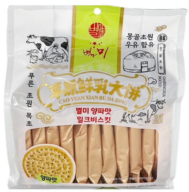 별미 양파맛 밀크비스킷 308g, 1개