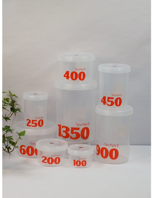 플라스틱 원형 트위스트 팩 130ml/245ml/270ml/470ml/520ml/725ml/960ml/1500ml, 트위스트팩1호, 1개