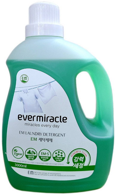 EM세탁세제(3L) 속옷전용 아기 신생아 강력세정, 3L, 1개