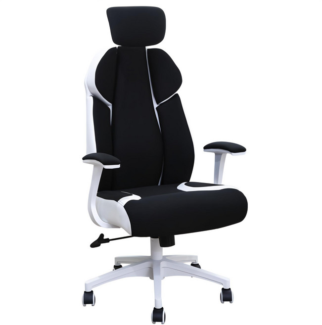 Akira 3D舒適包覆人體工學電競辦公椅CH078 電腦椅 電競椅 椅子 會議椅, 黑色