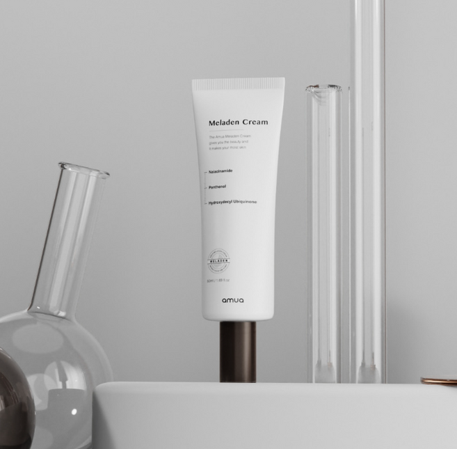 아무아 멜라덴 기미 잡티 미백 색소침착 주근깨 크림 검버섯 착색 크림, 6개, 50ml