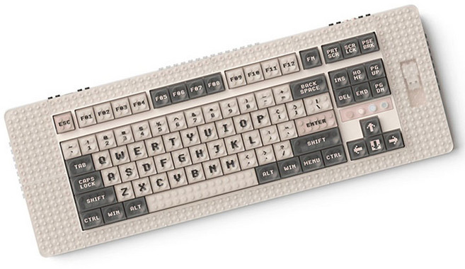 멜긱 레고 블록 커스터마이징 기계식 블루투스 키보드, 크리스탈, PIXEL(T축), 텐키리스