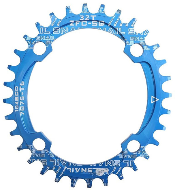 DJC 자전거 체인링 104 BCD 원형 /OVAL 30T 32T 34T 36T 38T 40T 42T 46T 50T 52T 이빨 좁은 폭 7 /8 /9 /10 /11 /12 스피드, 16 Oval-36T