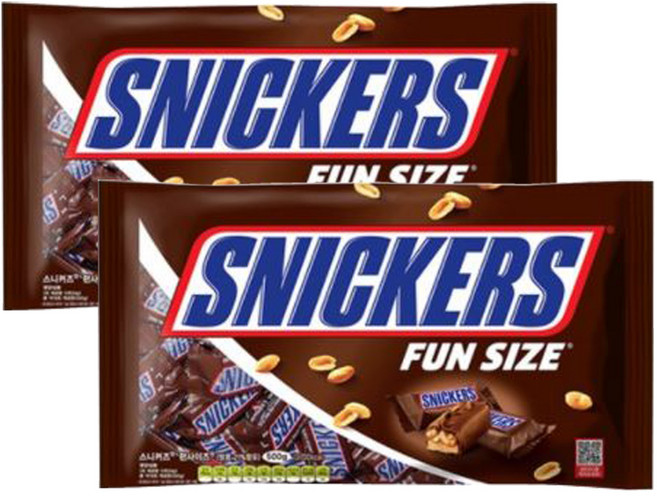 스니커즈 펀사이즈 초콜릿 500g+500g, 500g, 3세트