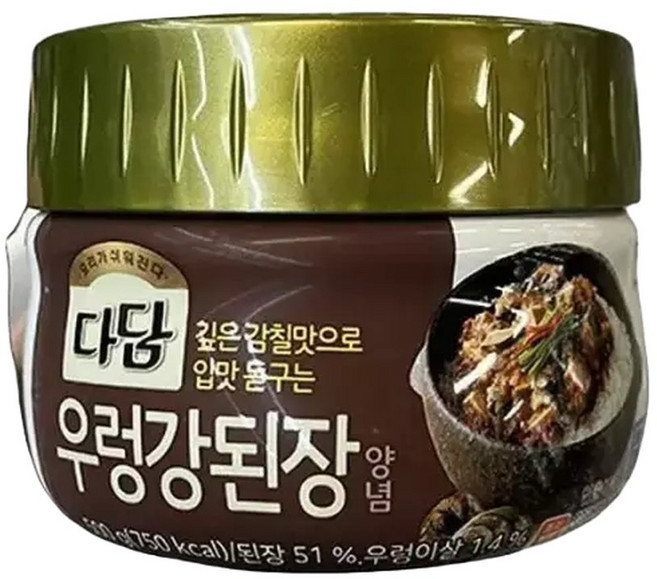 씨제이 다담우렁강된장양념 500g x 2개 b27952 (29266553)