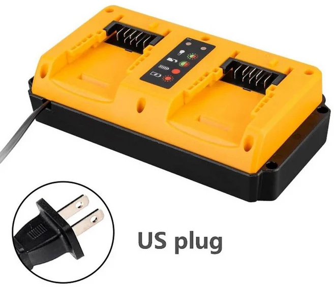 밀워키 M12-18C 듀얼 포트 다중 전압 리튬 이온 배터리 M12 M18 호환 3A 12V 14V 18V 고속 리튬 이온 충전, 02 US Plug