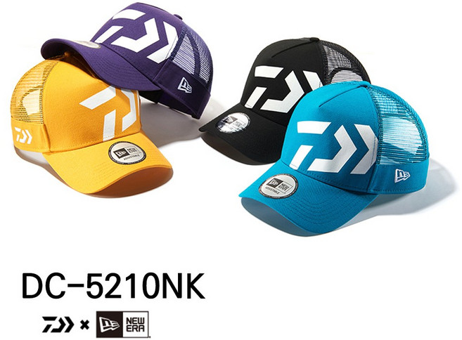 다이와X뉴에라 DC-5210NK 낚시모자.인기상품, 골드/노랑