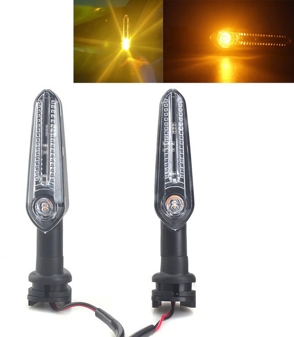 오토바이 방향 지시등 MT09 MT03 점멸기 XJ6 MT07 700 900 FZ6 FZ25 MT10 테네레 호환용 트레이서 야마하 깜박이는 LED, 1개