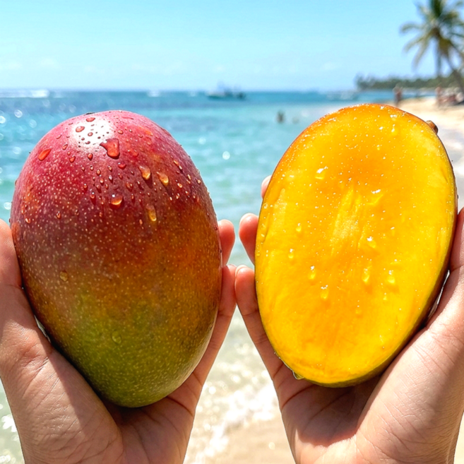 [하루30박스한정판매] 초고당도 쫀득끝판왕 버터질감 애플망고, 1박스, 4kg