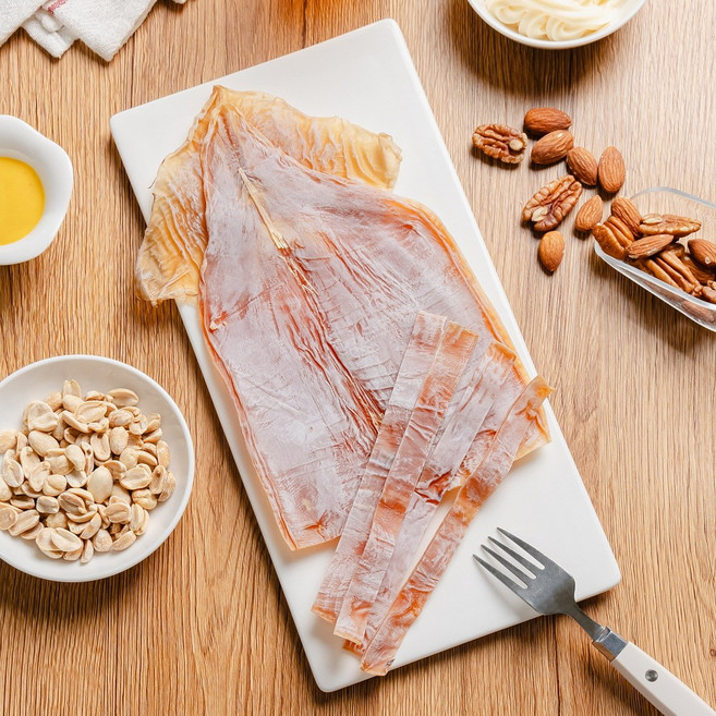 장족상회 몸통오징어 2미(장) 마른 건오징어 몸통, 1개, 100g