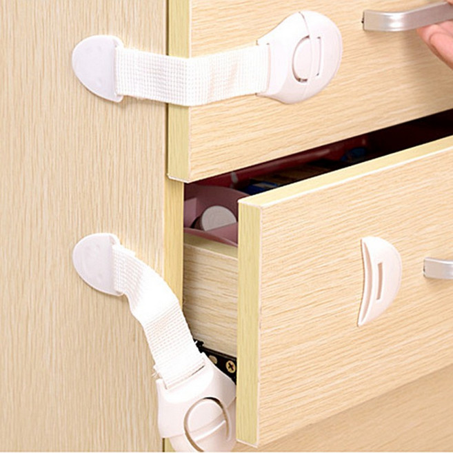 밴드형 아기 서랍 잠금 냉장고 문열림 방지 냉동실 차일드락 키즈락 안전고리 고정 서랍장 수납장 시건장치, 1개