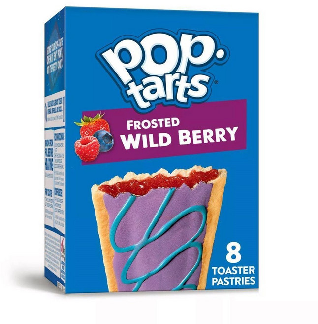 [미국 직배송]켈로그 팝 타르트 와일드베리 패스트리 8개입 430g, 1개