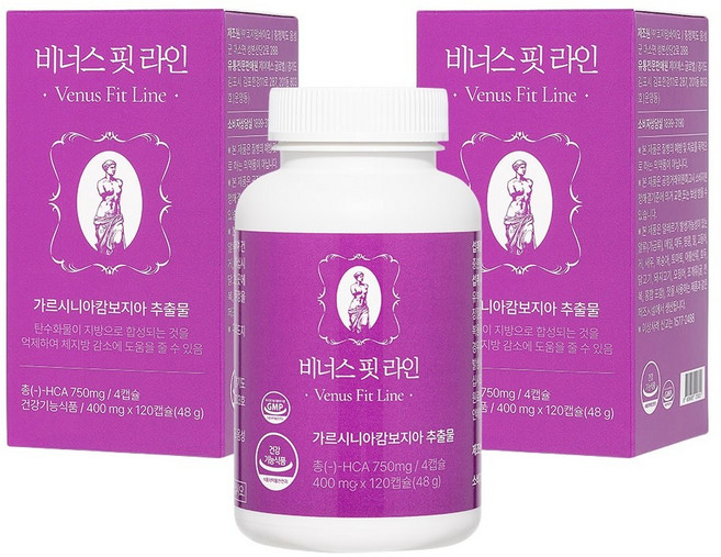 잇썸 비너스 핏 라인 가르시니아 120정 2개
