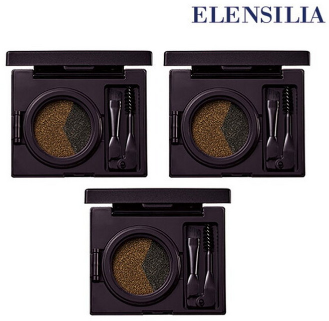 엘렌실라 하프클럽/일명 24시간 타투브로우 아이브로우 쿠션 3개세트, 3개